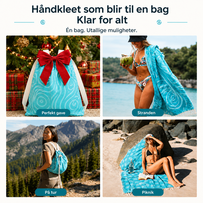 FOLDA™ – Håndkle Og Veske I Ett