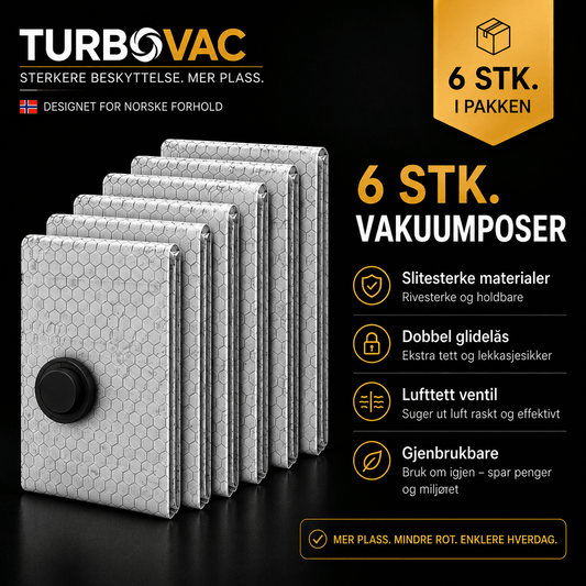 6x vakuumreiseposer