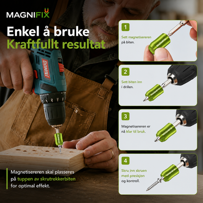 MagniFix Pro™ - Sterk Magnetisk Skrue Ring – Aldri Mist En Skrue Igjen!