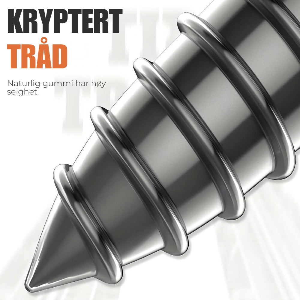 TireSnap – Selvbetjent dekkreparasjonssett med gummispiker for slangeløse dekk