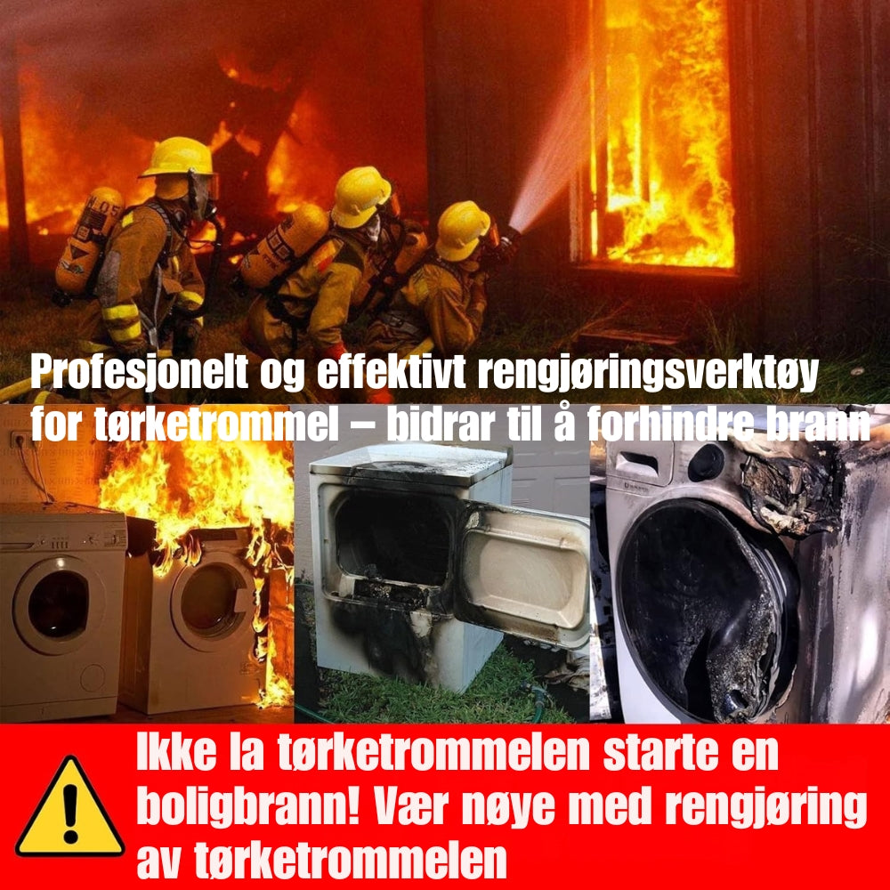 SikkerVent - 2-delt rensesett for tørketrommelventilasjon