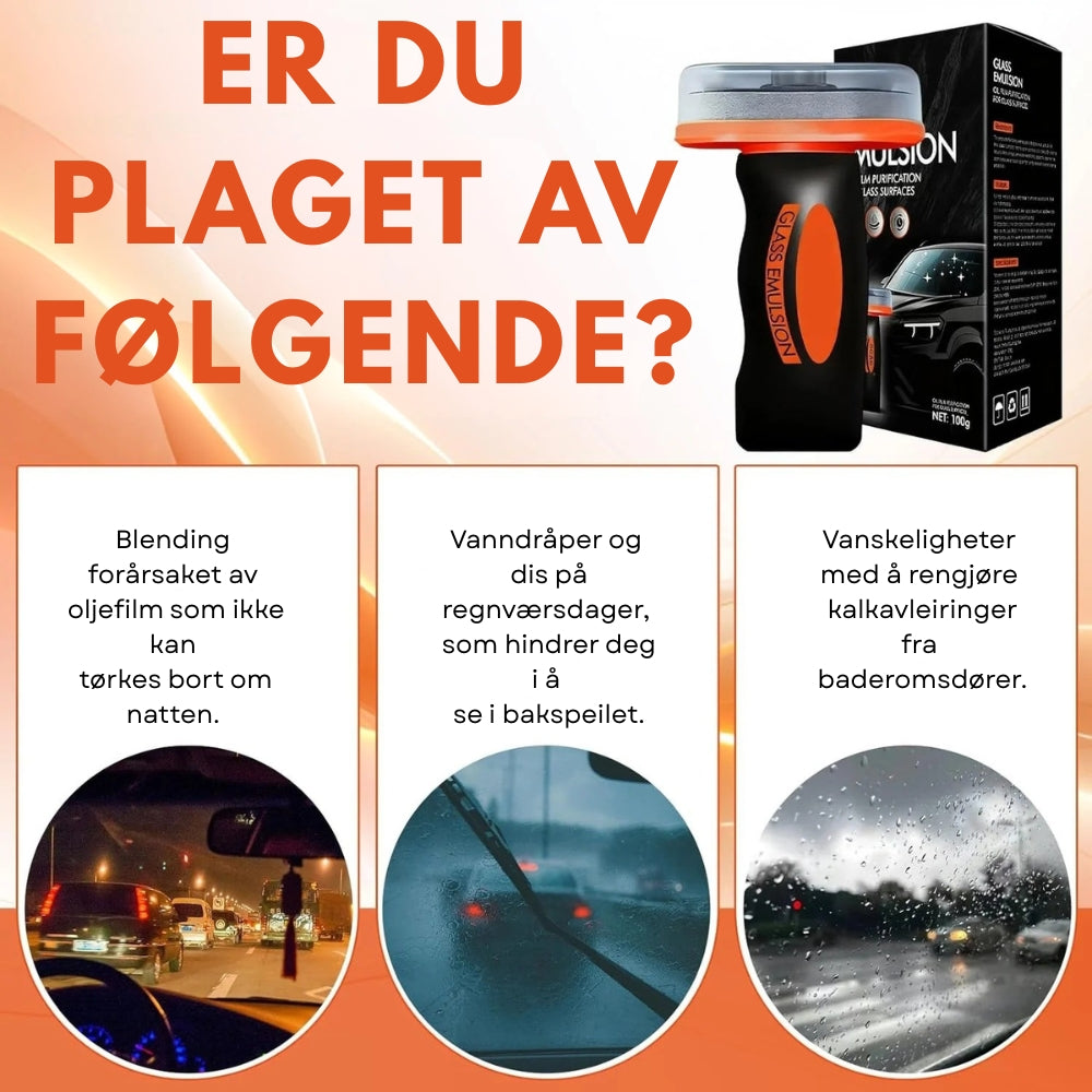 KlarGlass - Glassoljefjerner