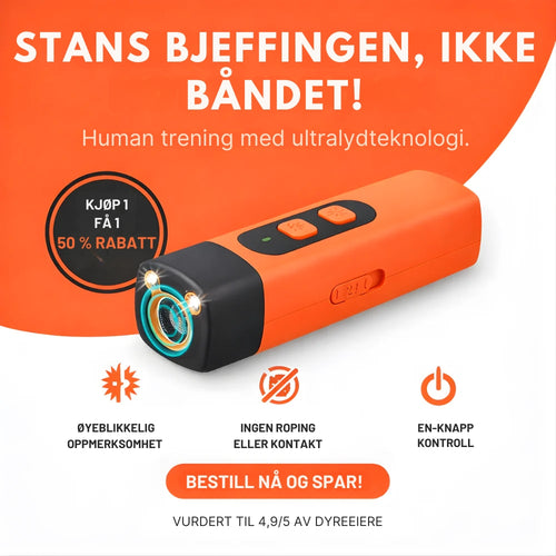 Stille Hund - Avansert ultrasonisk antibjeffeenhet