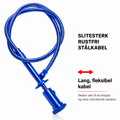Grabix – Fleksibelt magnetisk gripeverktøy med LED-lys – Lang rekkevidde klo-griper (70 cm)