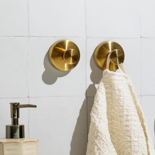 Mountly - Oppgraderte borefrie sugekoppkroker i rustfritt stål